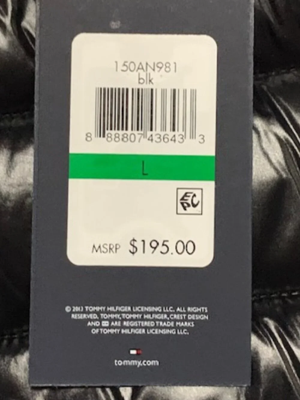 NWT Tommy Hilfiger Puffer